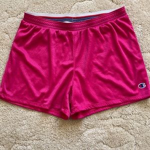 Women’s Champion mesh shorts, size M